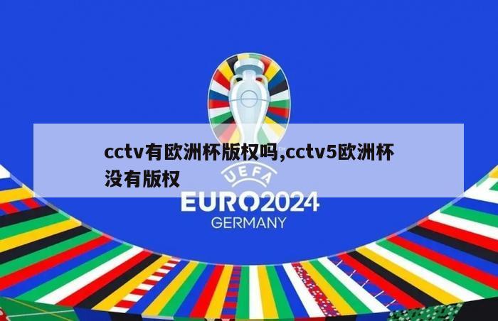 cctv有欧洲杯版权吗,cctv5欧洲杯没有版权